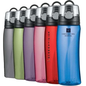 Thermos Nissan Intak Hydration Water Bottle with Meter, Blue 